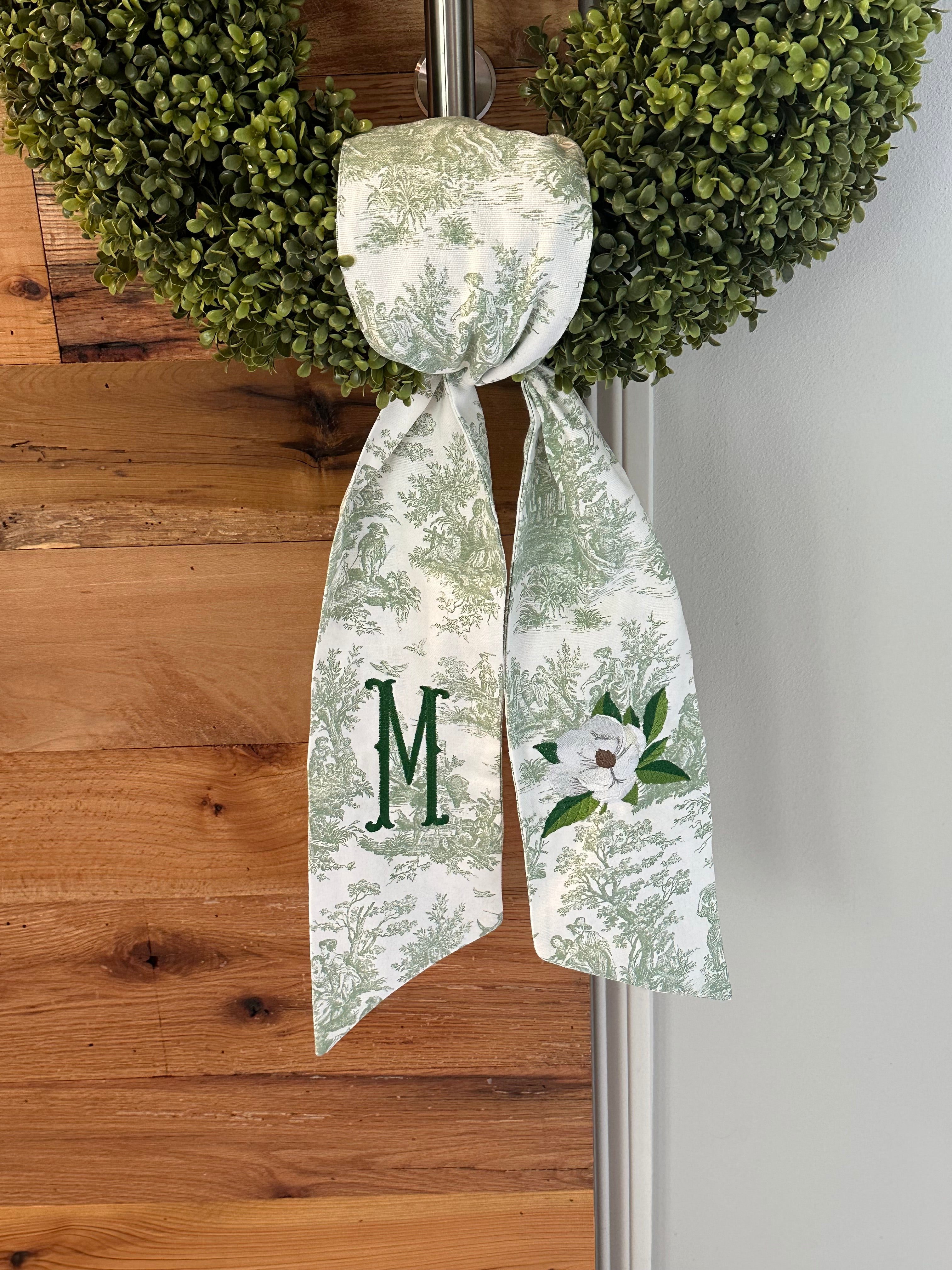 Personalized Magnolia Sash