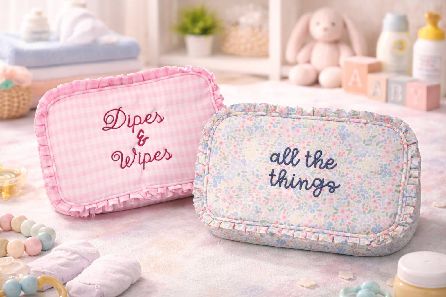 Personalized Nylon Everything Bag - Custom Name Embroidery