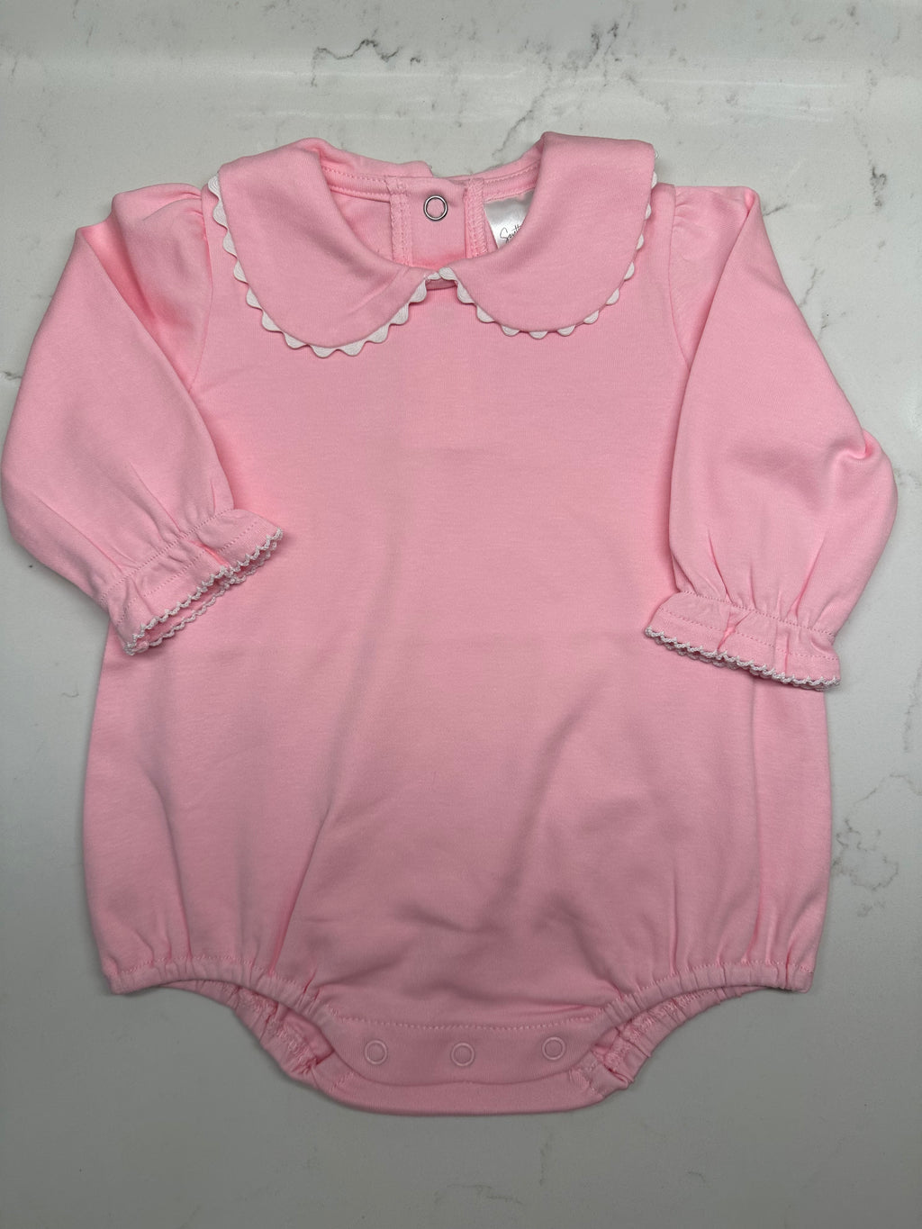 Long Sleeve Bubble with Piping Collar