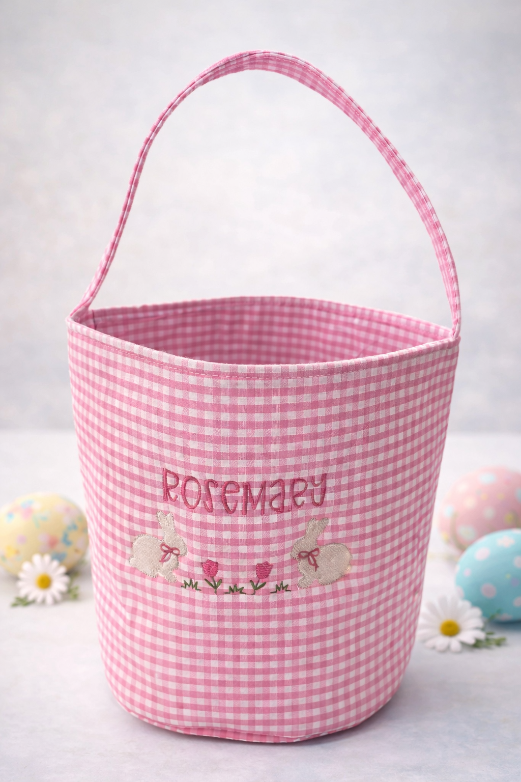 Personalized Easter Bucket Bag