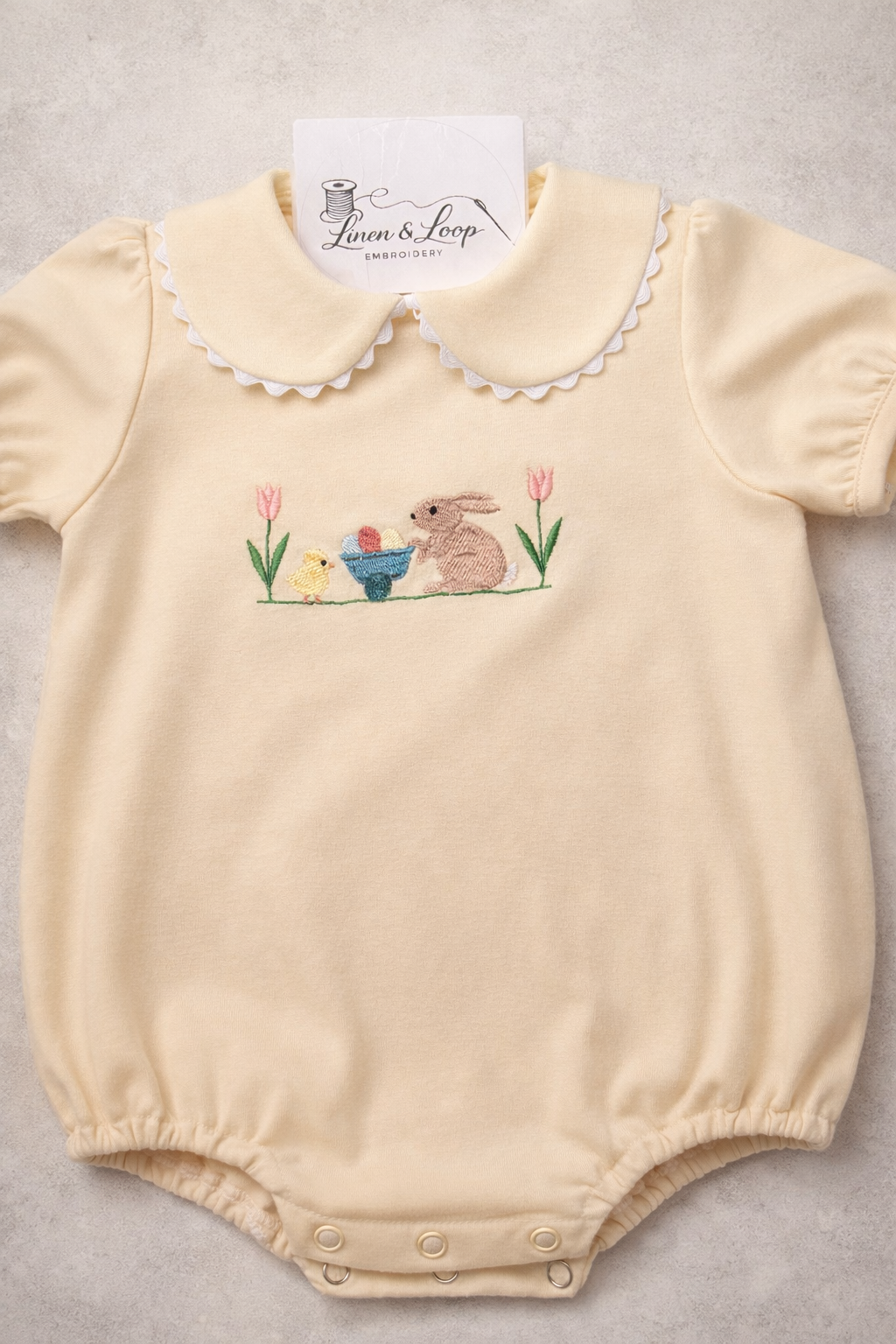 Collared Ric Rac Girl Bubble