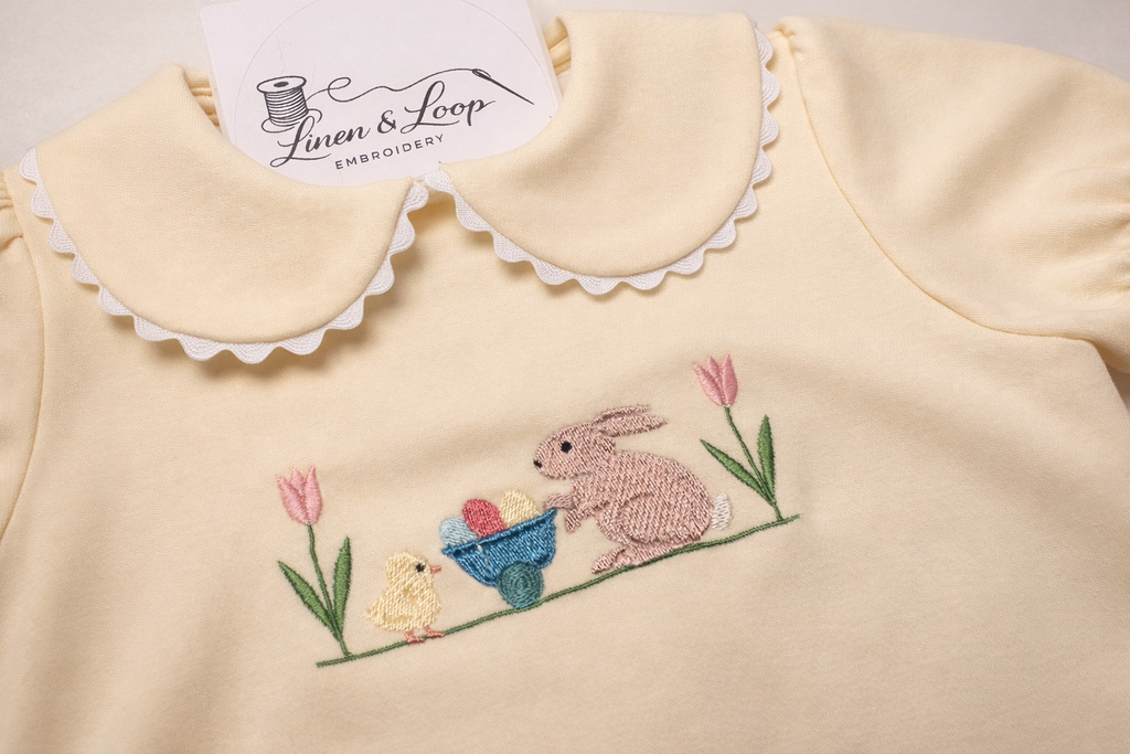 Collared Ric Rac Girl Bubble