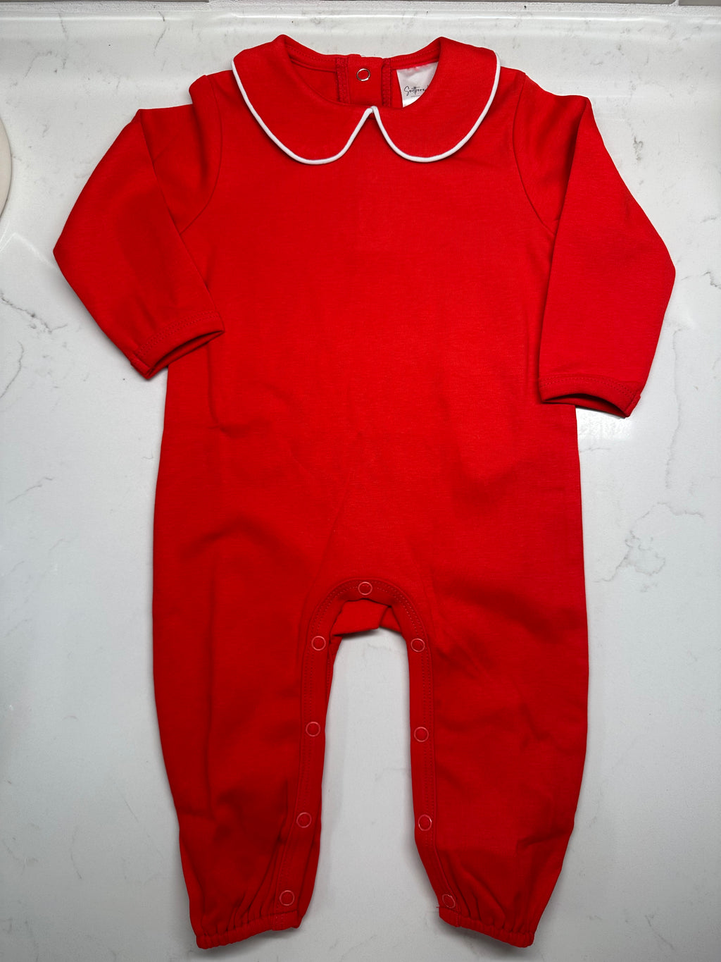 Piping Collared Romper