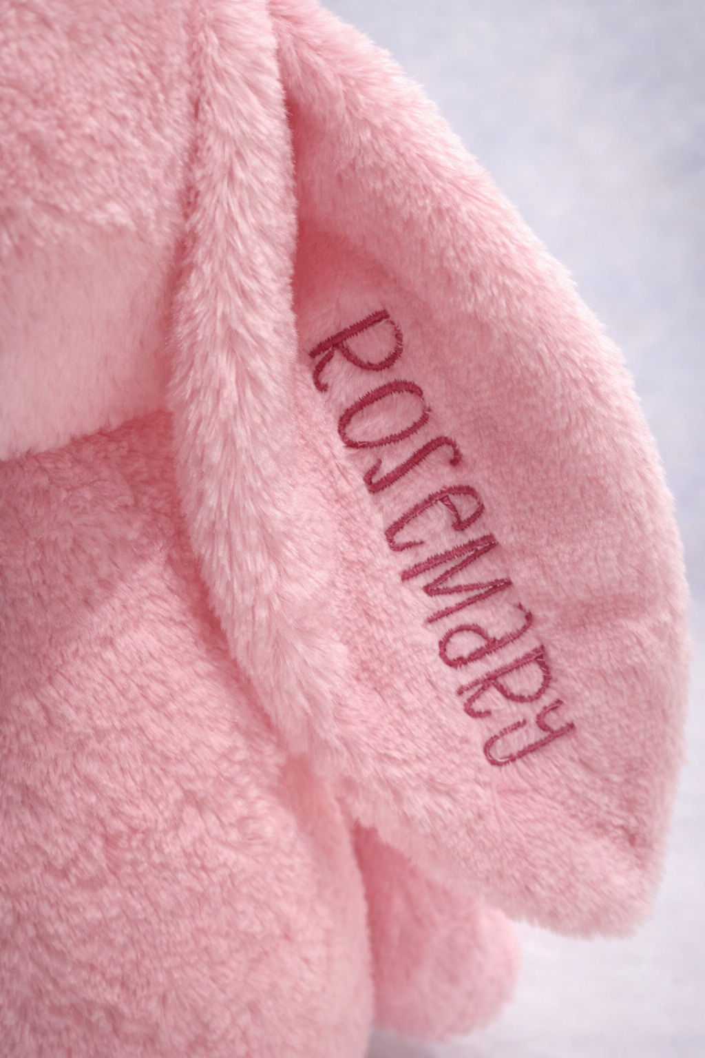 Personalized Plush Bunny