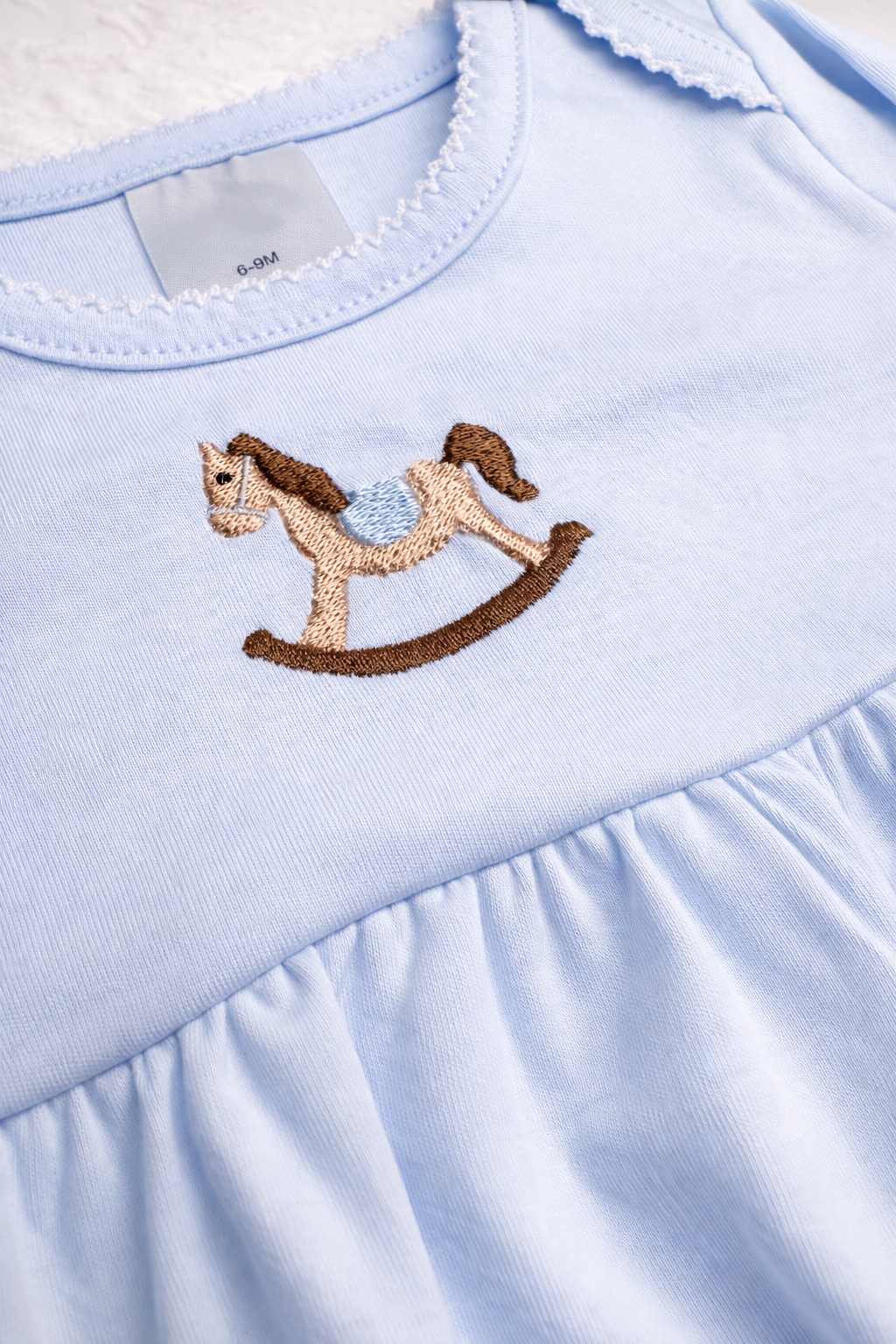 Boys Picot Trim Gown