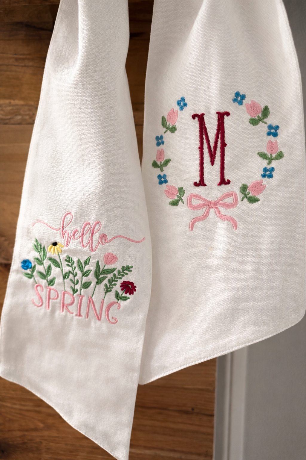 Hello Spring Wreath Sash