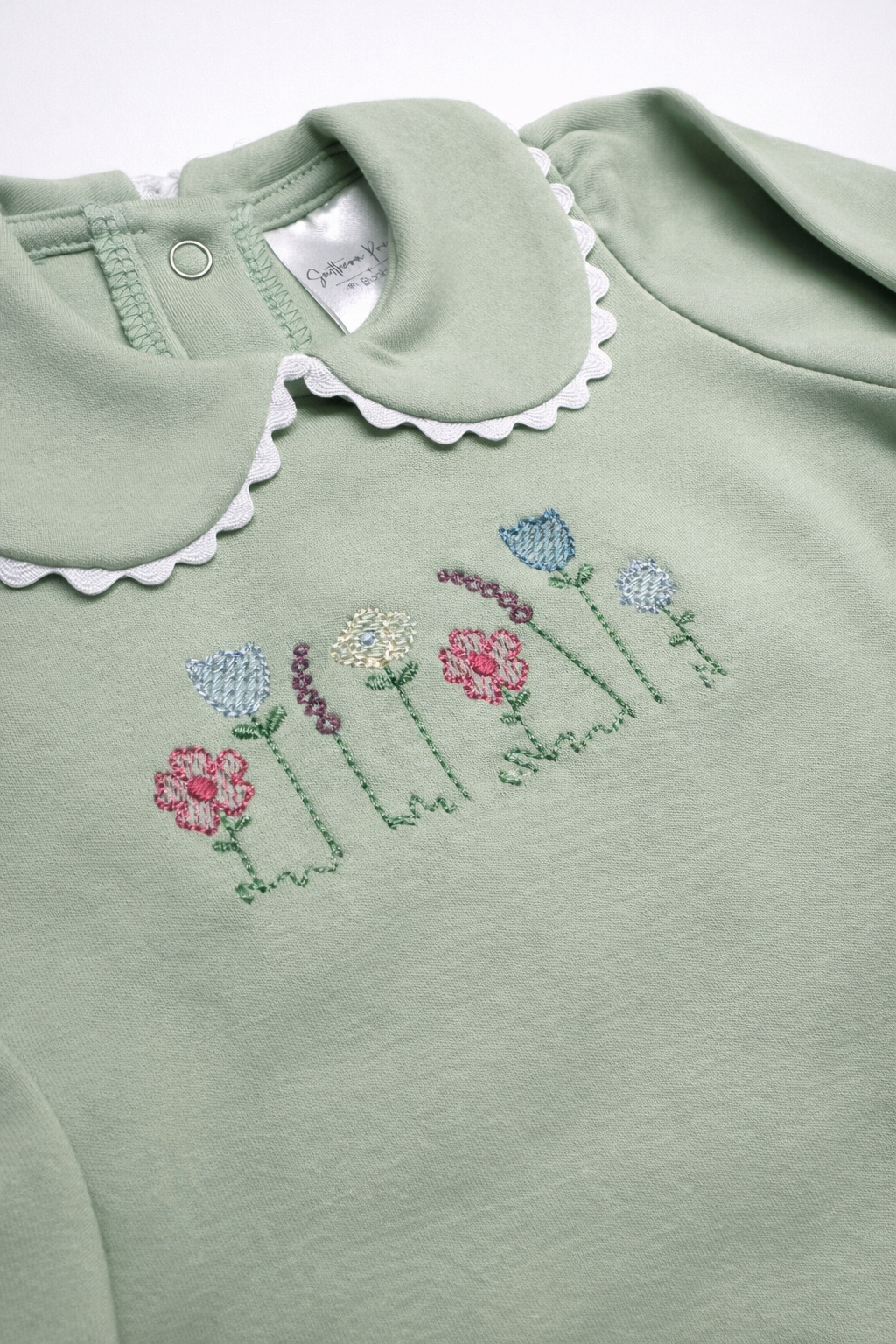 Long Sleeve Bubble with Decorative Collar