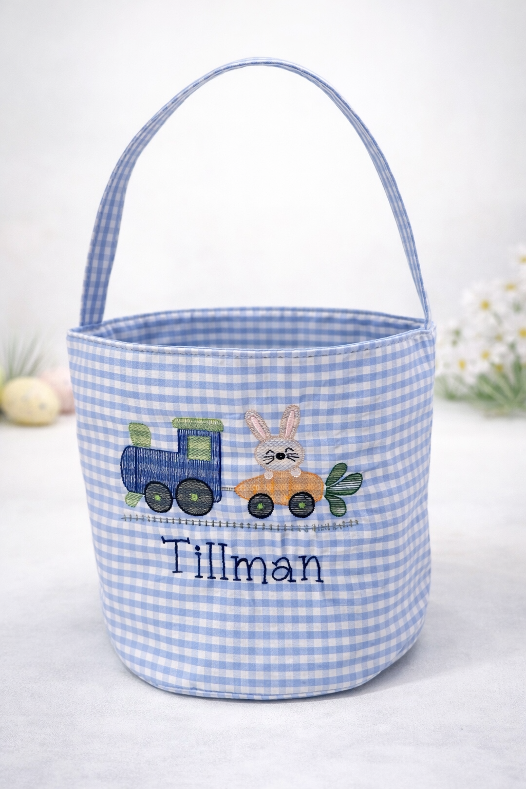 Personalized Easter Bucket Bag