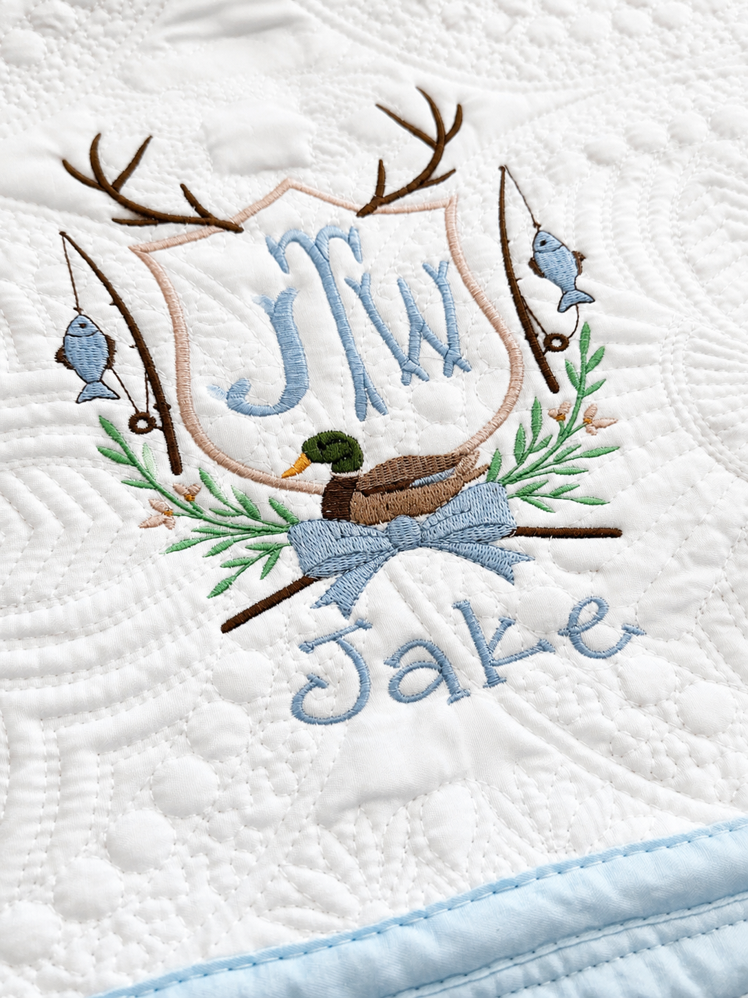 Boys Personalized Heirloom Quilt