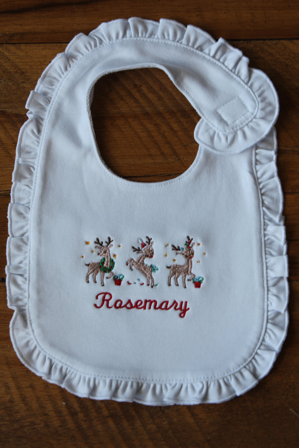 Personalized Christmas Burp and Bib Bundle