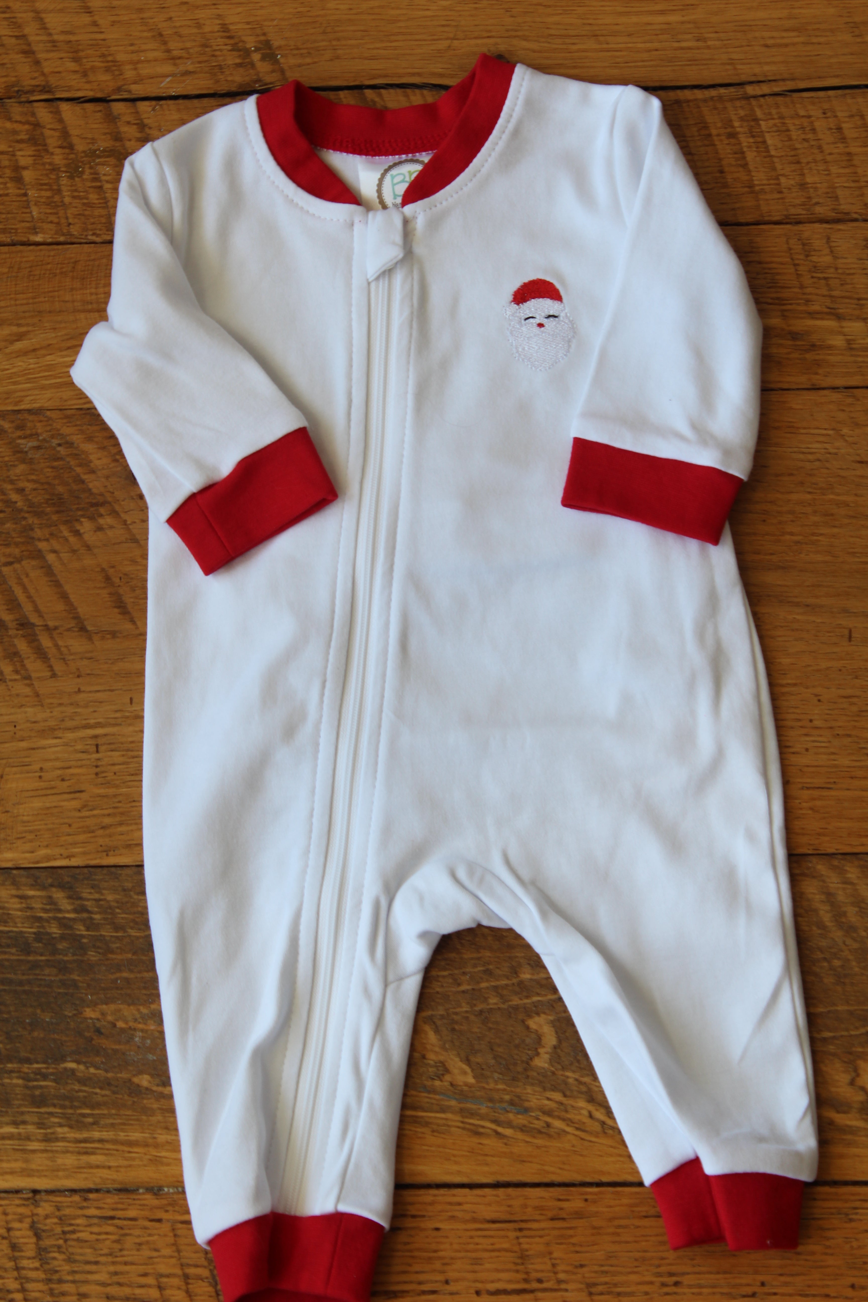 Infant Drop Flap Gingham Trim Playsuit